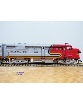 FLEISCHMANN 1341/2 S-2,  couplage locos diesel ALCO FA1 A+A   SANTA FE  neuf  BO 