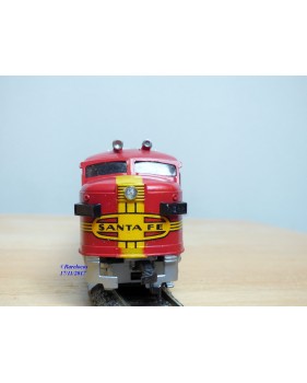 FLEISCHMANN 1341/2 S-2,  couplage locos diesel ALCO FA1 A+A   SANTA FE  neuf  BO 