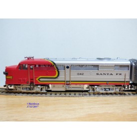 FLEISCHMANN 1341/2 S-2,  couplage locos diesel ALCO FA1 A+A   SANTA FE  neuf  BO 