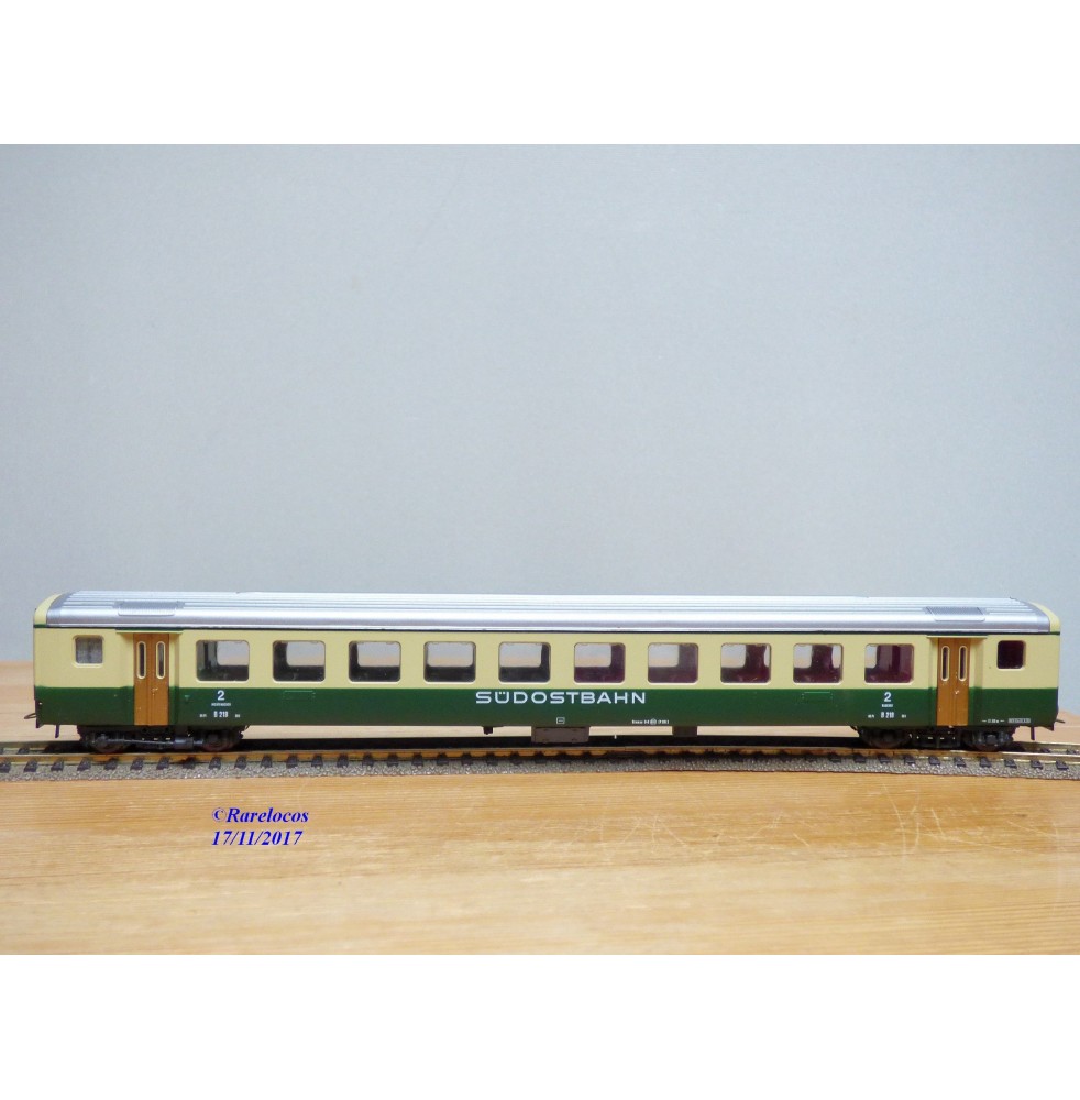 ROCO 4239 C / 44328,  voiture grandes lignes 2 Kl. type B  Süd Ost Bahn SOB  neuf   BO