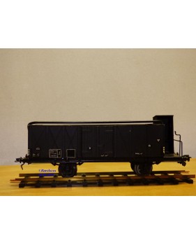BLZ / GMP ???, wagon tombereau à guérite   à  2 essieux  SNCF  