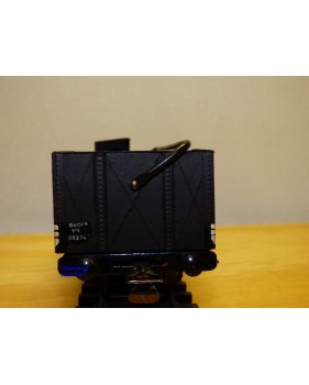 BLZ / GMP ???, wagon tombereau à guérite   à  2 essieux  SNCF  