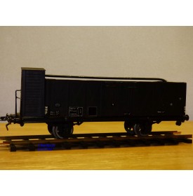 BLZ / GMP ???, wagon tombereau à guérite   à  2 essieux  SNCF  