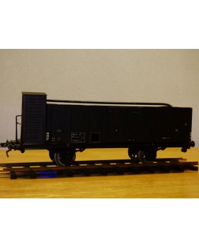BLZ / GMP ???, wagon tombereau à guérite   à  2 essieux  SNCF  