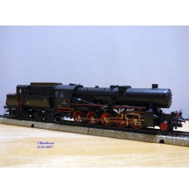 Märklin 3416,  loco Decapod 150 série ( Br )  52   à tender avec cabine  ÖBB  neuf   BO