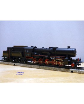 Märklin 3416,  loco Decapod 150 série ( Br )  52   à tender avec cabine  ÖBB  neuf   BO