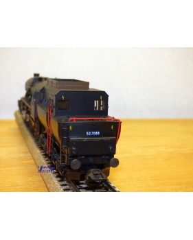 Märklin 3416,  loco Decapod 150 série ( Br )  52   à tender avec cabine  ÖBB  neuf   BO