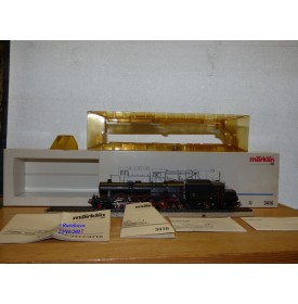 Märklin 3416,  loco Decapod 150 série ( Br )  52   à tender avec cabine  ÖBB  neuf   BO