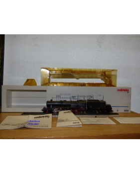 Märklin 3416,  loco Decapod 150 série ( Br )  52   à tender avec cabine  ÖBB  neuf   BO