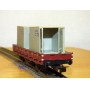 PIKO 5/6416-018, wagon plat chargé de 2 conteneurs  DR  neuf    BO 