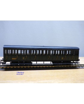 SMCF ???,  voiture de 2 Cl. courte B8t  à bogies   SNCF  BO