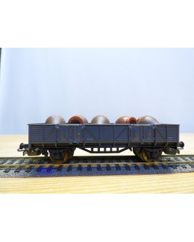 ELECTROTREN  1110, wagon tombereau  chargé d' amphores    RENFE  