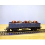 ELECTROTREN  1110, wagon tombereau  chargé d' amphores    RENFE  