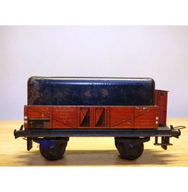 TRIX EXPRESS  20 / 76, wagon tombereau à guérite 