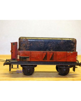 TRIX EXPRESS  20 / 76, wagon tombereau à guérite 