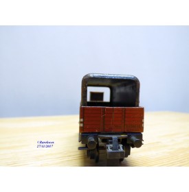 TRIX EXPRESS  20 / 76, wagon tombereau à guérite 
