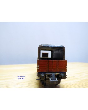 TRIX EXPRESS  20 / 76, wagon tombereau à guérite 