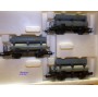TRIX 23915, coffret 3  wagons Gaswagen   Königlich Bayerische Staatsbahnen   K.B.Stb.  Neuf   BO