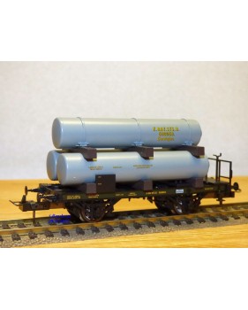 TRIX 23915, coffret 3  wagons Gaswagen   Königlich Bayerische Staatsbahnen   K.B.Stb.  Neuf   BO