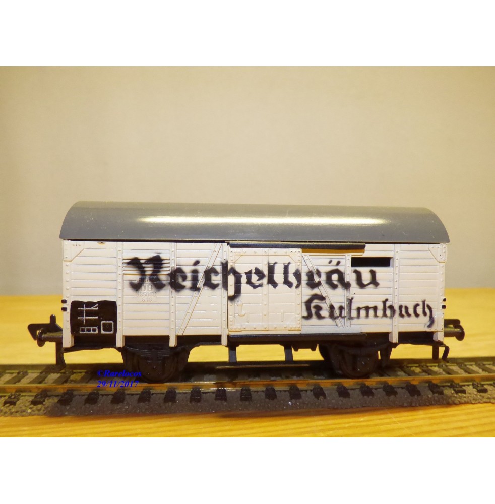 FLEISCHMANN 1461-2, wagon couvert  KULMBACHER REICHELBRÄU   DB   neuf   BO 