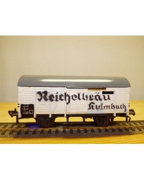FLEISCHMANN 1461-2, wagon couvert  KULMBACHER REICHELBRÄU   DB   neuf   BO 