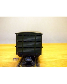 TRIX   23989, wagon couvert ancien  pour transport de volaille   K.B.Sts.B.    neuf     BO