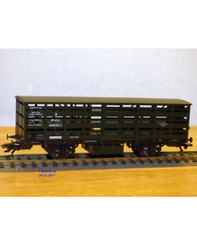 TRIX   23989, wagon couvert ancien  pour transport de volaille   K.B.Sts.B.    neuf     BO