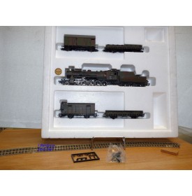 Liliput  852, train militaire Loco Decapod 150 Br 52 369 et 4 wagons  DRG   BO