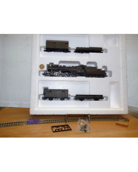 Liliput  852, train militaire Loco Decapod 150 Br 52 369 et 4 wagons  DRG   BO