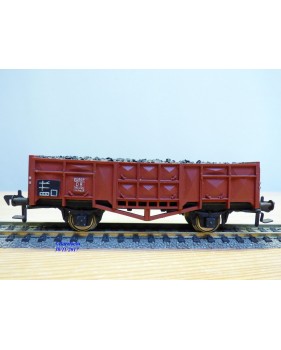FLEISCHMANN 1455 S,  wagon tombereau chargé de ballast   DB   neuf   BO