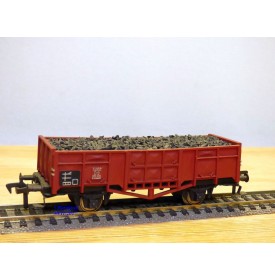 FLEISCHMANN 1455 S,  wagon tombereau chargé de ballast   DB   neuf   BO