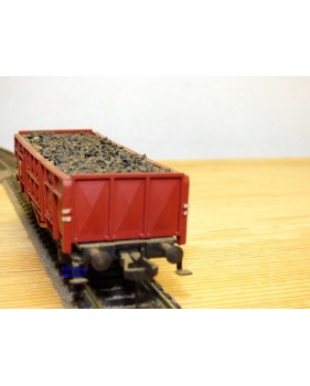 FLEISCHMANN 1455 S,  wagon tombereau chargé de ballast   DB   neuf   BO