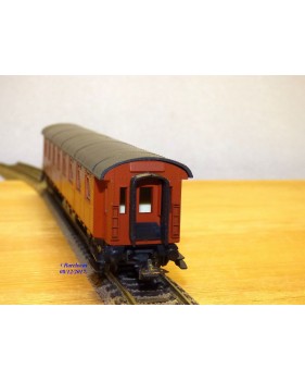 LILIPUT ancien 201 wagon plat chargé de 4 conteneurs ( cadres)  NS  BO