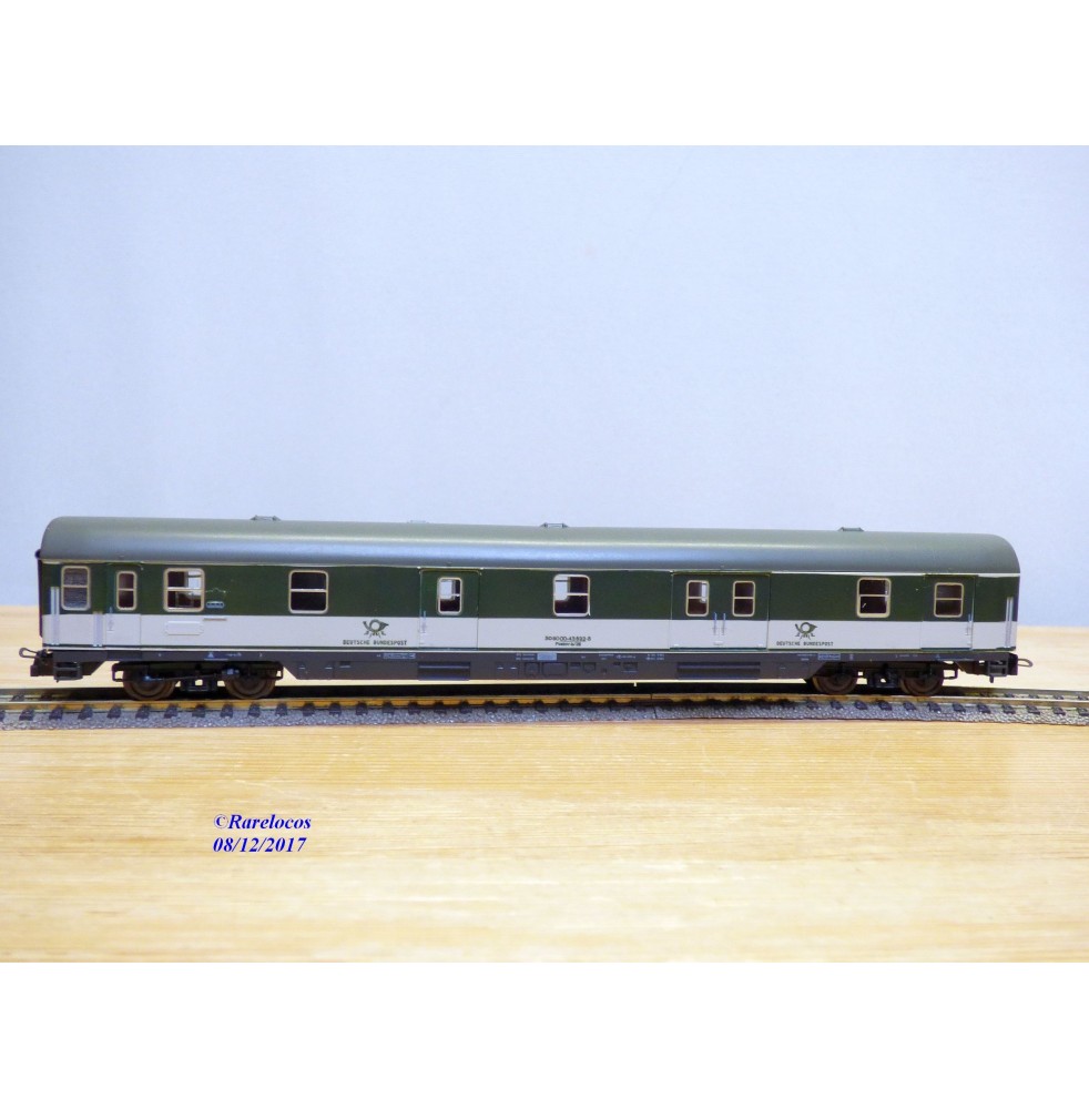 RÖWA 2304 wagon plat chargé de 2 conteneurs LESAGE  DB BO 
