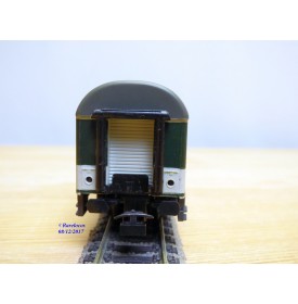 RÖWA 2304 wagon plat chargé de 2 conteneurs LESAGE  DB BO 