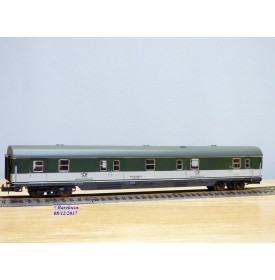RÖWA 2304 wagon plat chargé de 2 conteneurs LESAGE  DB BO 