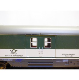 RÖWA 2304 wagon plat chargé de 2 conteneurs LESAGE  DB BO 