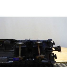 RÖWA 2304 wagon plat chargé de 2 conteneurs LESAGE  DB BO 