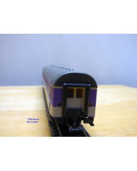 RÖWA 2304 wagon plat chargé de 2 conteneurs LESAGE  DB BO 