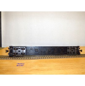 RÖWA 2304 wagon plat chargé de 2 conteneurs LESAGE  DB BO 