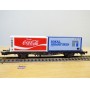 RÖWA 2305, wagon plat porte conteneur  ROKAL  COCA COLA     DB     BO