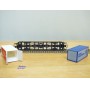 RÖWA 2304 wagon plat chargé de 2 conteneurs LESAGE  DB BO 