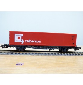 RÖWA 2321, wagon plat porte conteneur   CALBERSON    DB     neuf    BO