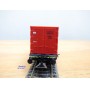 RÖWA 2304 wagon plat chargé de 2 conteneurs LESAGE  DB BO 