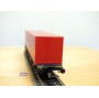 RÖWA 2304 wagon plat chargé de 2 conteneurs LESAGE  DB BO 