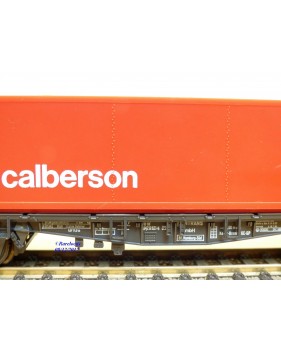 RÖWA 2304 wagon plat chargé de 2 conteneurs LESAGE  DB BO 