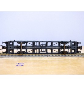 RÖWA 2304 wagon plat chargé de 2 conteneurs LESAGE  DB BO 