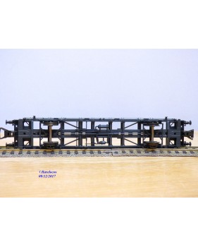 RÖWA 2304 wagon plat chargé de 2 conteneurs LESAGE  DB BO 