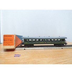 POCHER 311 / 2 , wagon silo special pour transport de ciment SBB