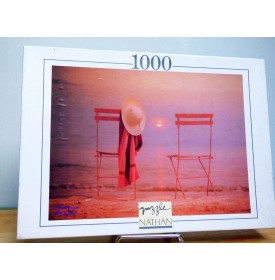 NATHAN 550487, puzzle  1000 pièces  Infiniment Rouge neuf    BO 